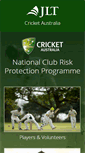 Mobile Screenshot of cricket.jltsport.com.au