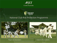 Tablet Screenshot of cricket.jltsport.com.au